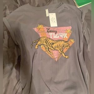 Easy tiger graphic T MD ecru